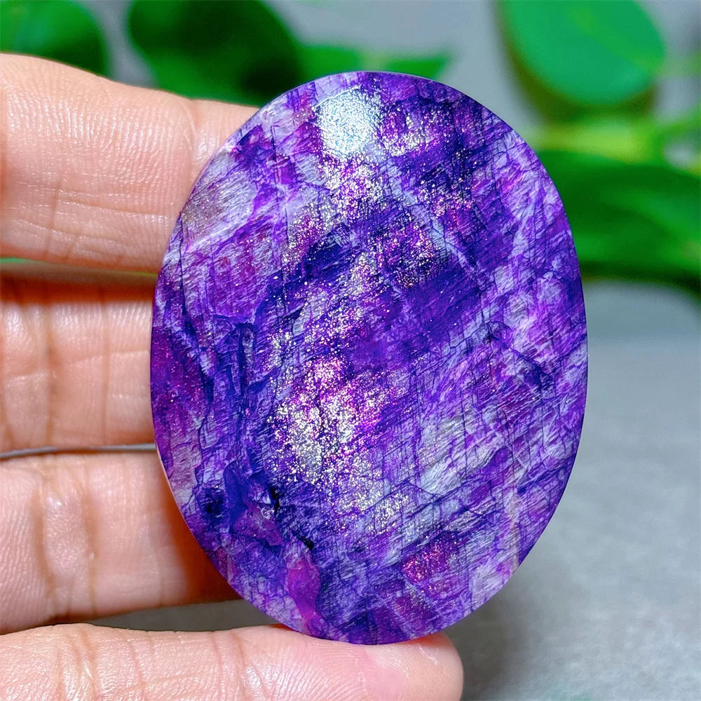 Фиолетовый лунный камень пальмовый кристалл натуральный кварцевый минералы