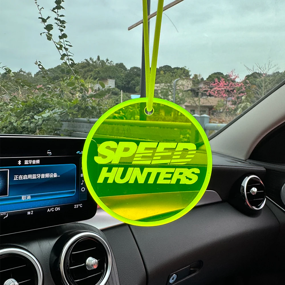 JDM стильная акриловая подвеска для автомобильного зеркала заднего вида Speedhunter