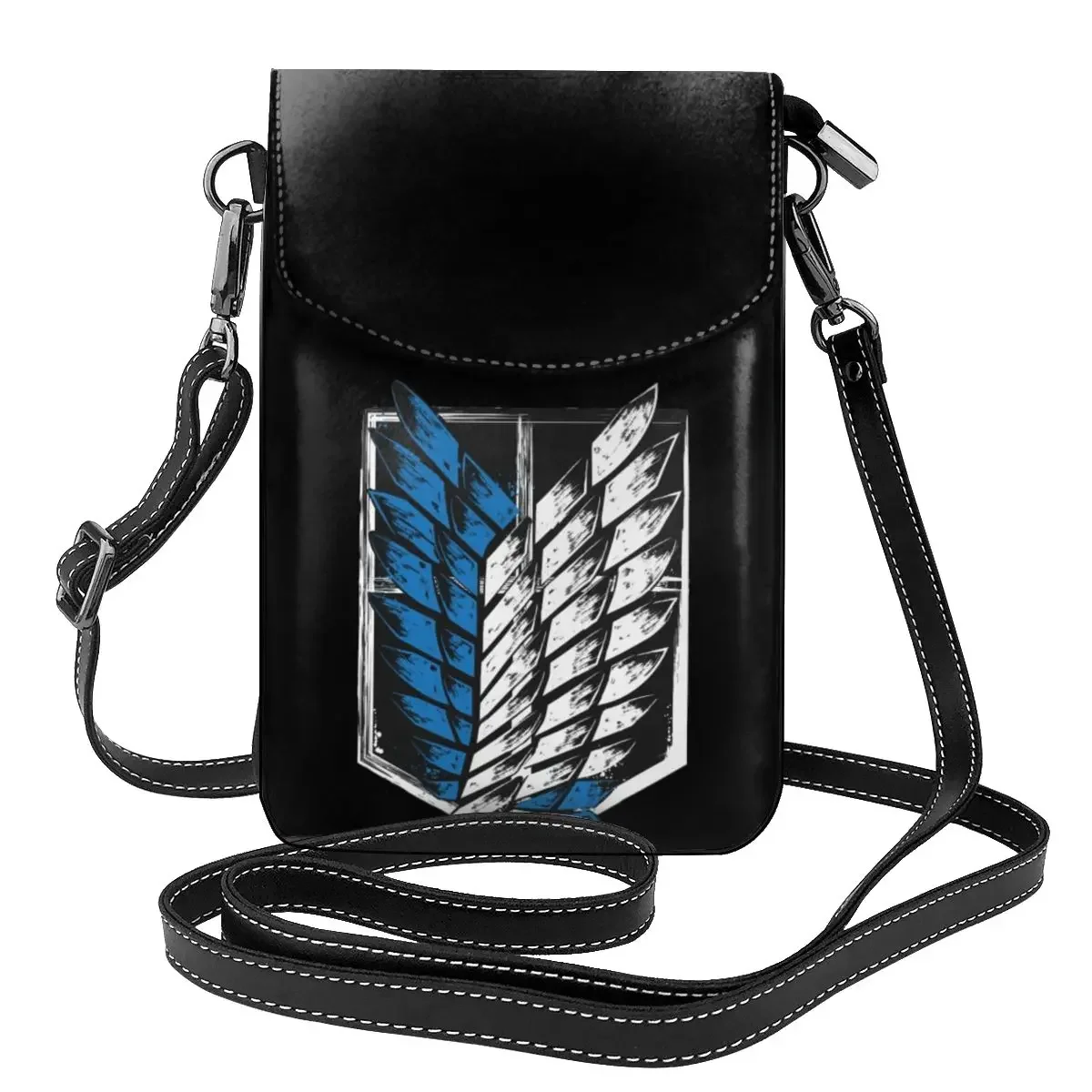 

AOT Wings Of Freedom Shoulder Bag Attack on Titan Work Leather Women Bags Woman Fashion Vintage Purse