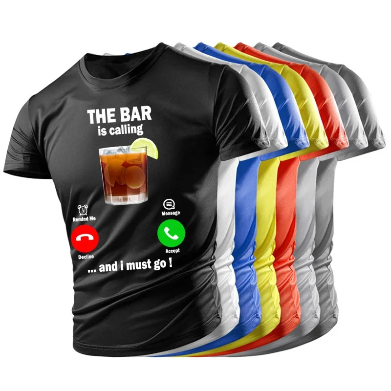 

New Fun Beer 3d Printing Men Ladies T Shirts Casual Street Party Lightweight Fitness Short Sleeves