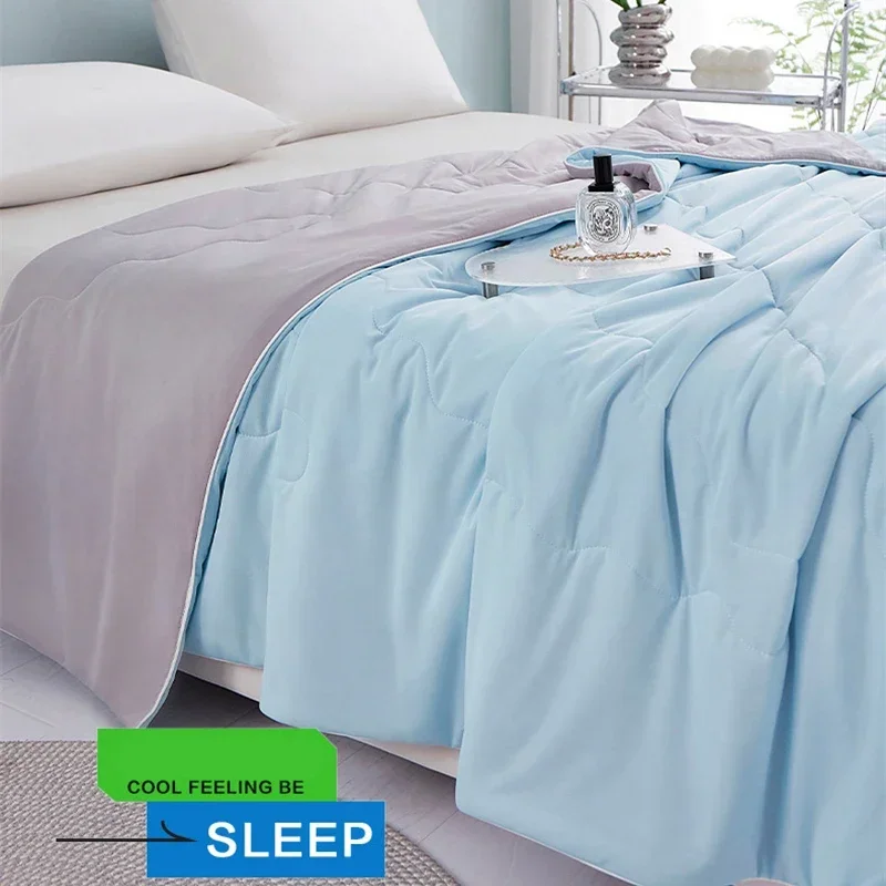 Новое супермягкое Шелковистое охлаждающее одеяло для лета мягкое дышащее тонкое