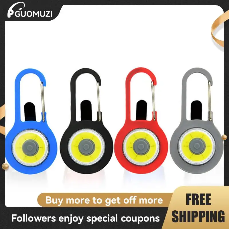 

Mini Multifunctional Glare COB Keychain Light USB Charging Emergency Portable Lamps For Camping Outside Hiking COB Lantern