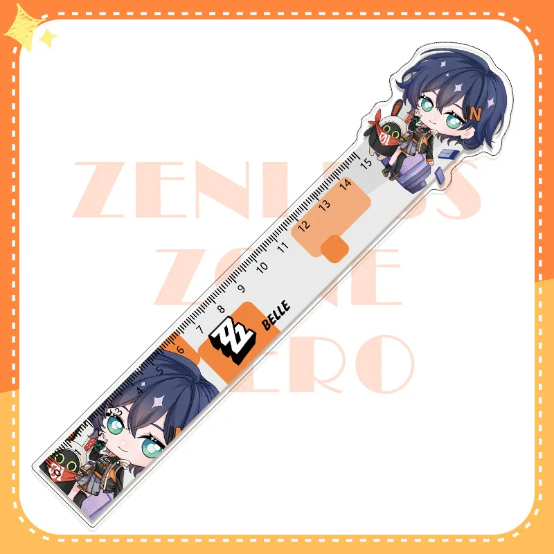 Anime Rulers Zenless Zone Zero Printing Straight Ruler Kawaii School ...