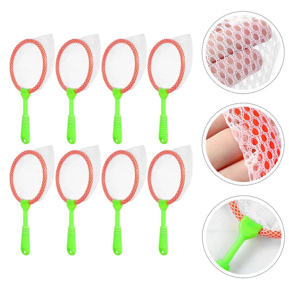 

8 Pcs Pretend Insect Catcher Kidcraft Playset Fishing Net Catching Nets Bug Catchers Mesh Butterflies Child Insects Kids