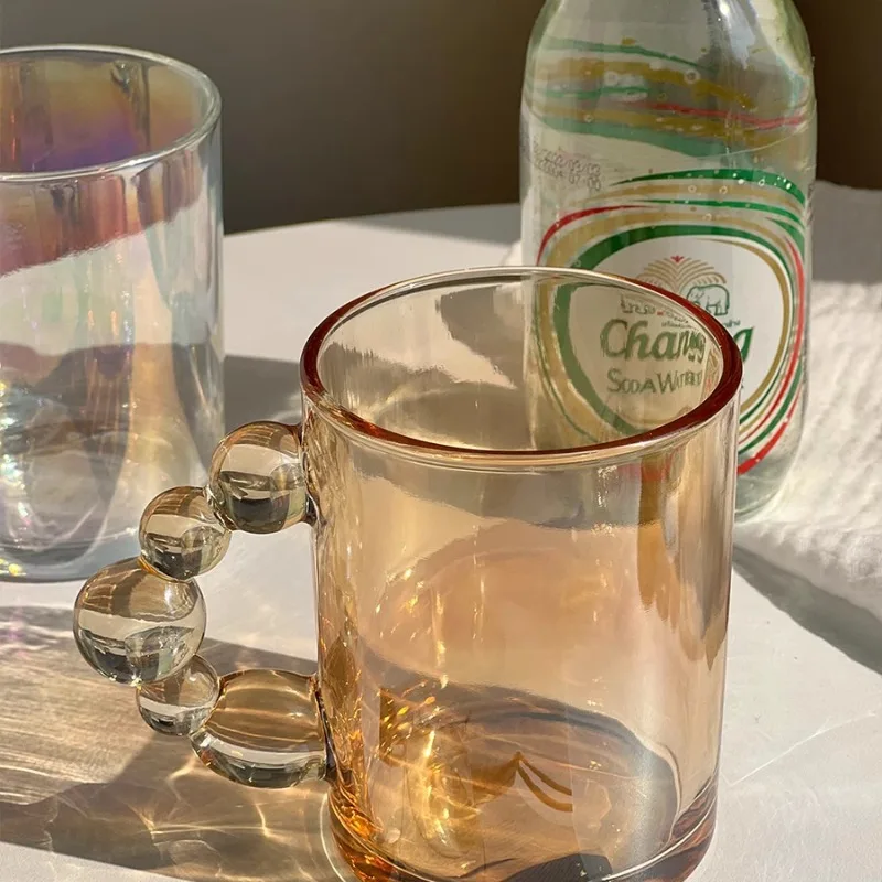 Кофейная Кружка В Европейском Стиле С Роскошной Ручкой Стеклянная Чашка Для Чая