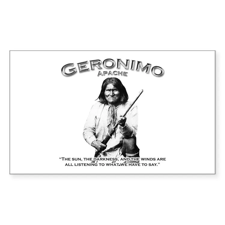 

Прямоугольная наклейка Geronimo 01, прямоугольная наклейка для декора ноутбука, спальни, автомобиля, милый мультяшный модный чемодан для общественных мест