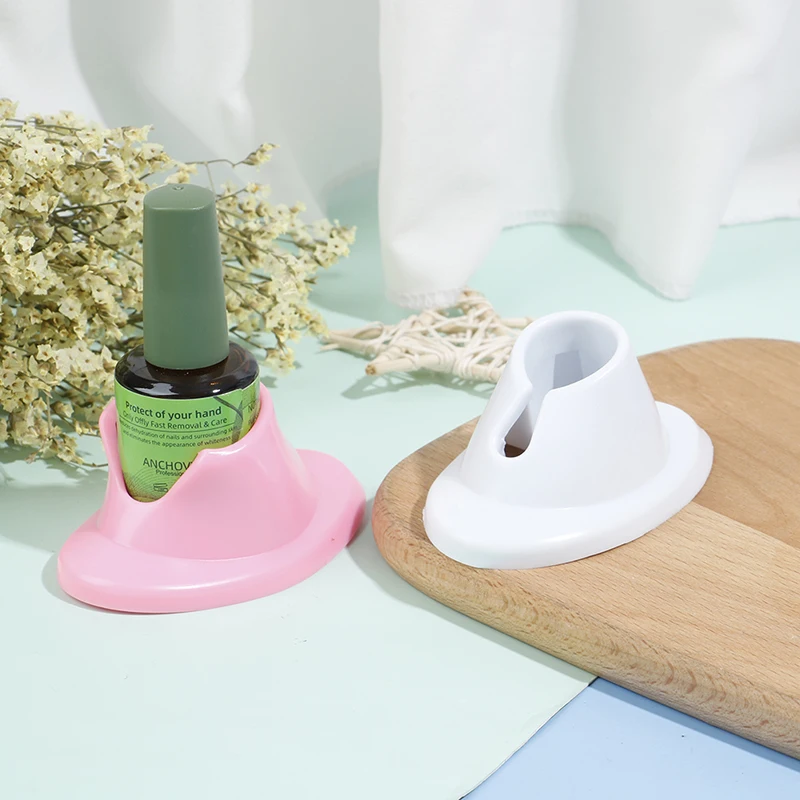 

1Pcs Spill Proof Rubber Nail Tips Polish Bottle Display Stand Nail Polish Holder