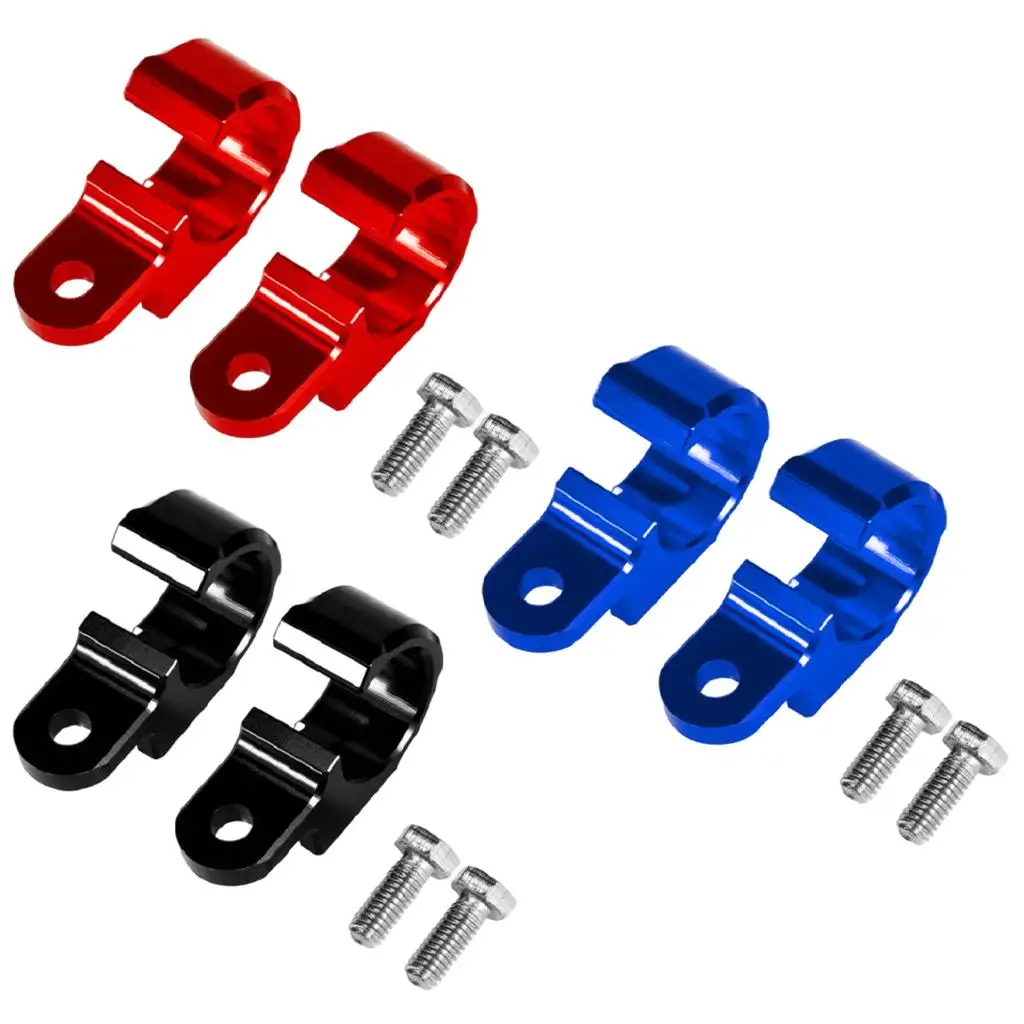 

2Pcs Motorbike Modified Cable Clamp Holder Waterproof Hardware Clip Durable