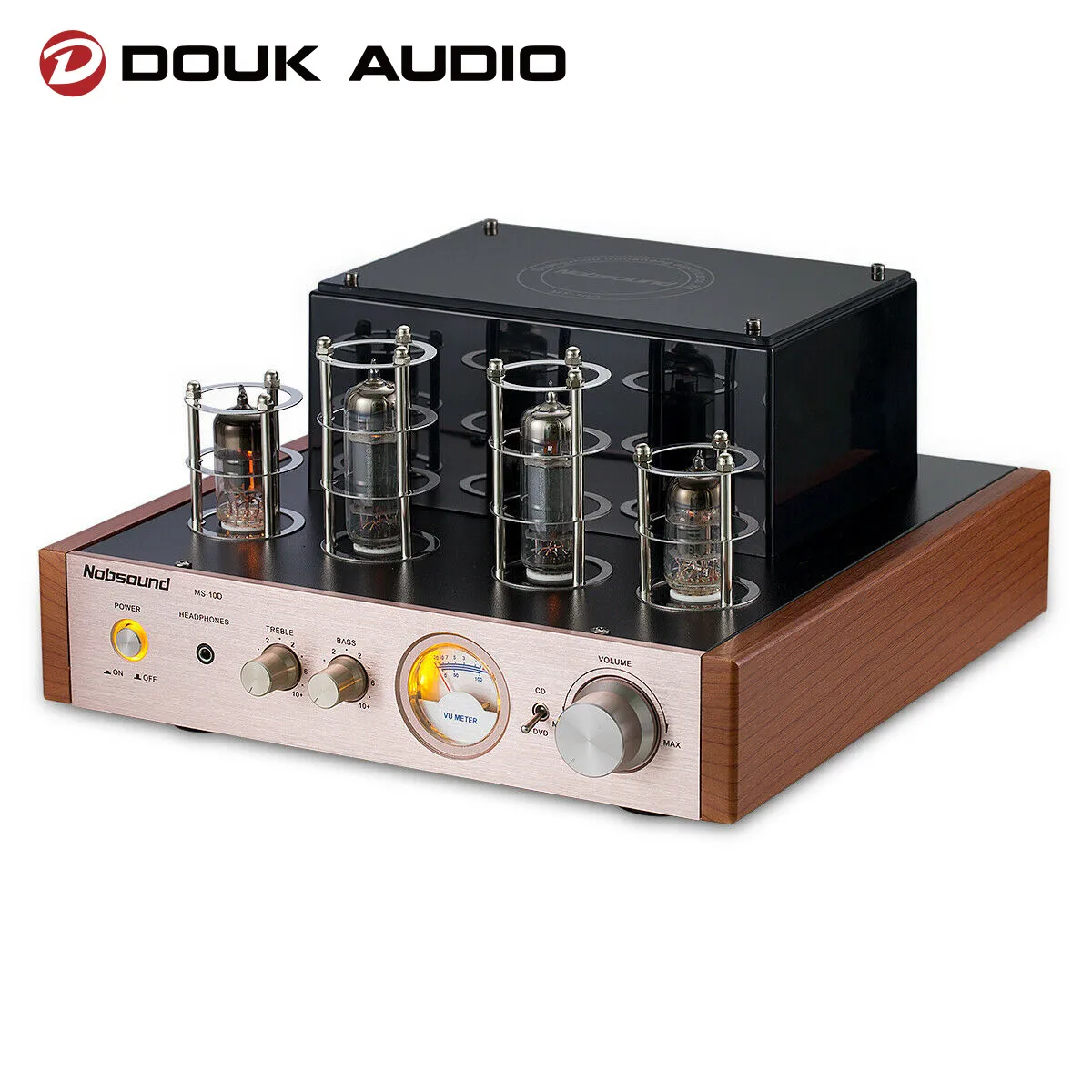 

Douk Audio MS-10D Class AB 50W Integrated Vacuum Tube Power Amplifier HiFi Stereo Home Desktop Audio Amp Headphone Amp