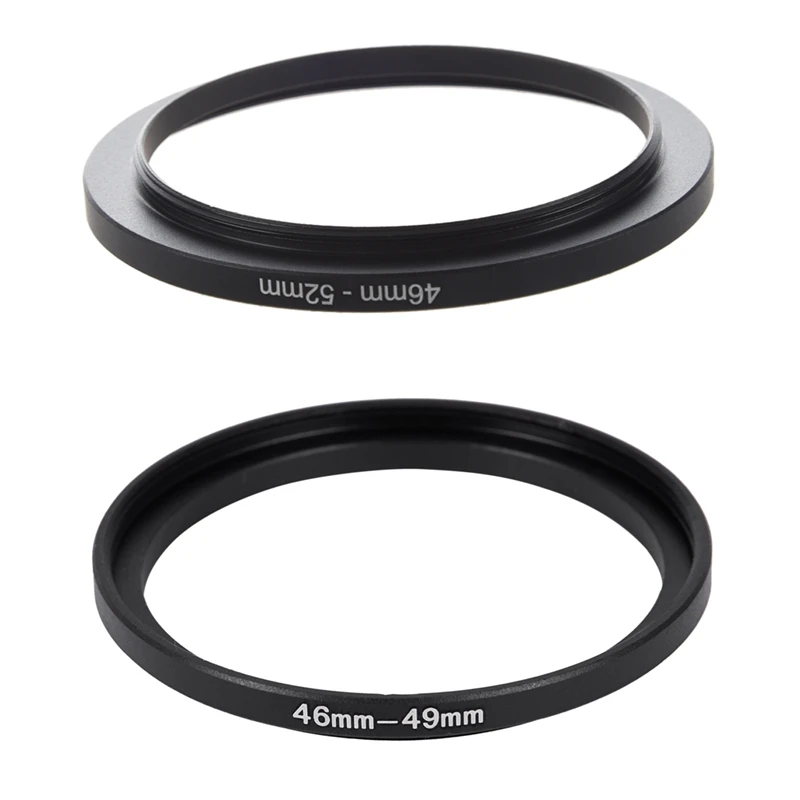

2 Pcs Camera Adapter Ring Adapter, Suitable For Camera, 46-52Mm & 46-49Mm