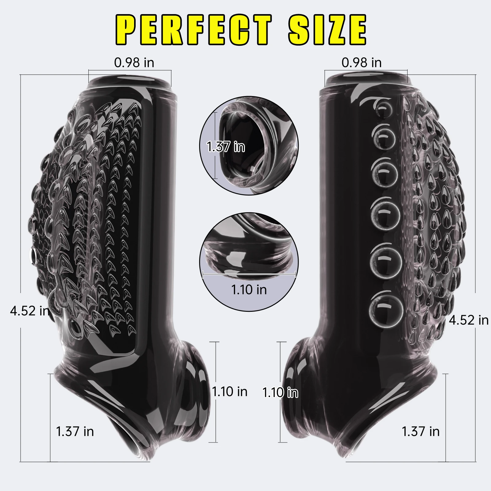 Силиконовый удлинитель для пениса секс-игрушка взрослых