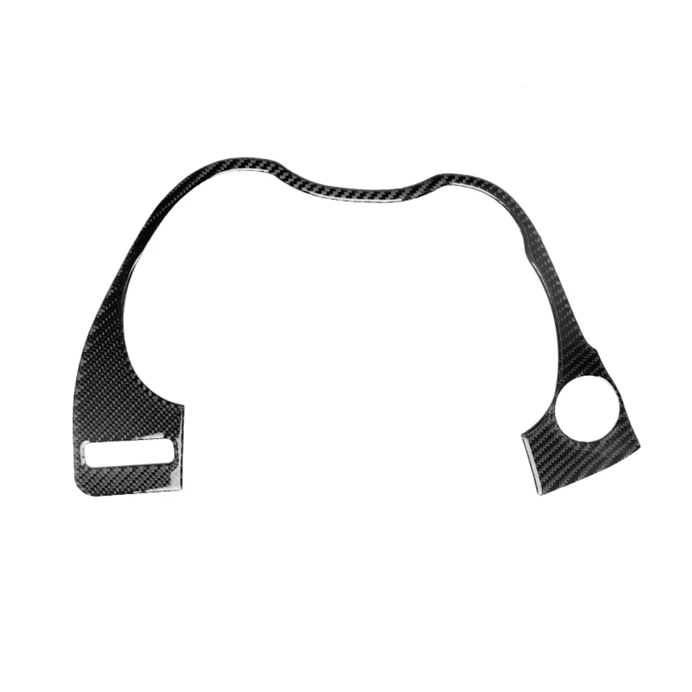 

Panel Frame Cover Dashboard Trim Black Car Styling Panel Cover Real Carbon Fiber Car Interior Accessories High Quality
