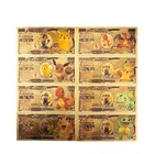 Карточка Покемон Пикачу, Классическая Детская Коллекция памяти, 10000 золотые монеты, карманный шар Пикачу, Детский Рождественский подарок