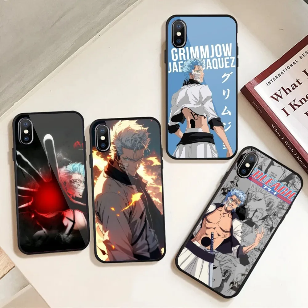 Чехол для мобильного телефона отбеливатель Grimmjow iPhone 15 14 13 12 11 XS X 8 7 6 Plus Mini Pro Max SE 2022