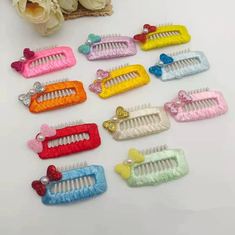 

1pc Pearl Bow Variety of Styles Pet Grooming Hairpins Handmake Not Easy To Lose Hair Clip for Puppy Cat Teddy Marchis Yorkshire