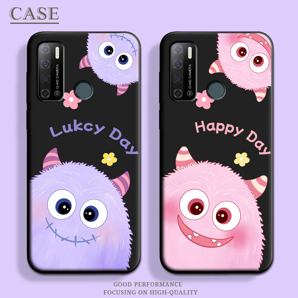 Для Tecno Power 4 / Pro Чехол Butterfly Soft Silicone TPU Cartoon чехол для телефона LC7 LC8 красивый бампер