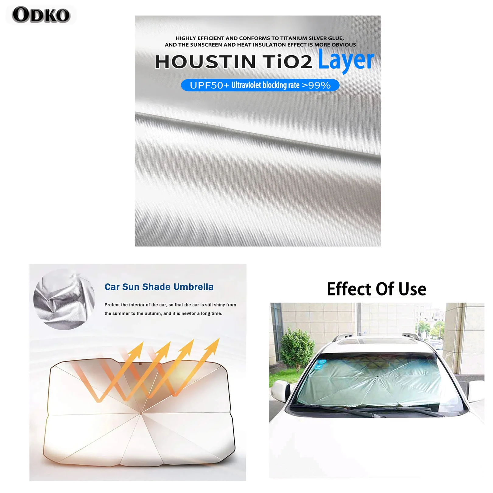 Солнцезащитный зонт для лобового стекла автомобиля простая установка легкий