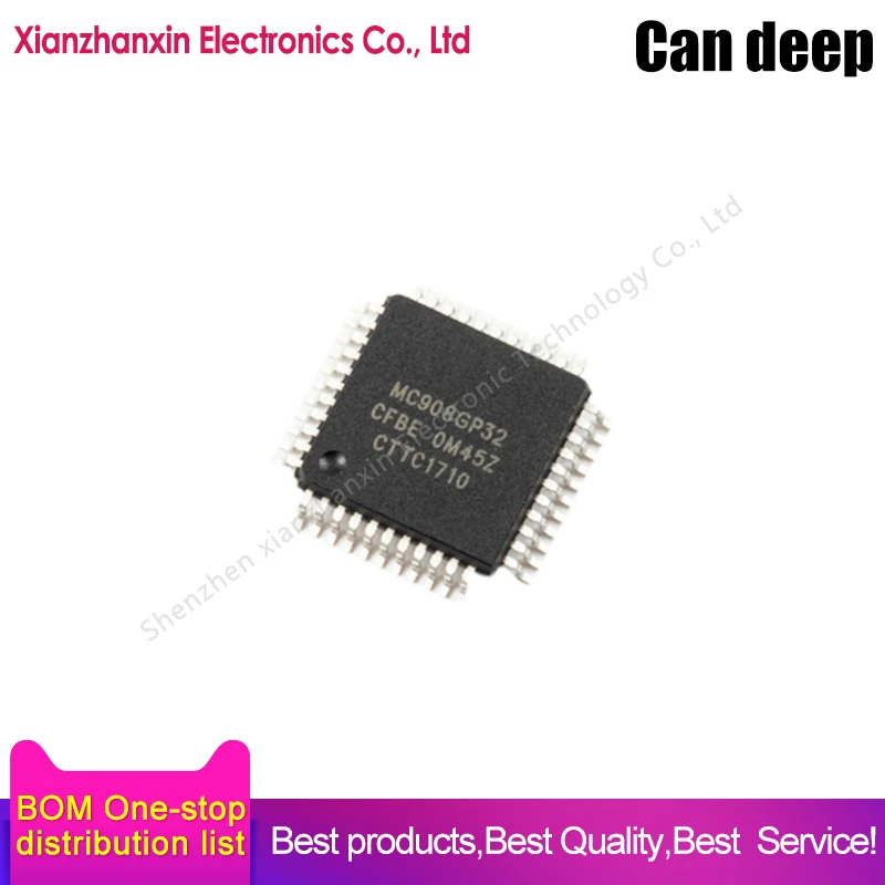 1pcs/lot MC908GP32CFBE MC908GP32 QFP-44 Micro controller chip brand new original