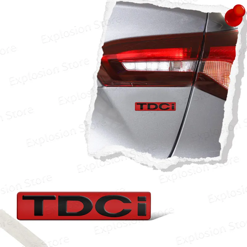 1 шт. автомобильный декор 3D металлический хромированный логотип TDCI значок