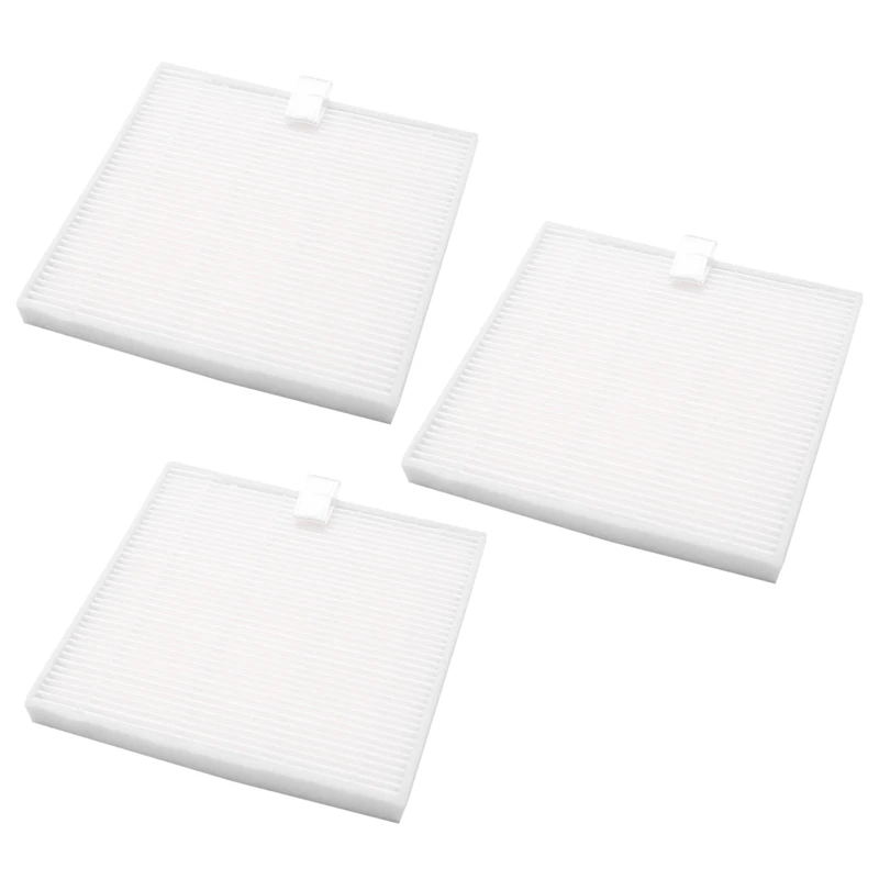 

3Pc Filter Screen Replacement Accessories For Ilife V8 V8S X750 X800 X785 V80 Robot Sweeper (White+Black)
