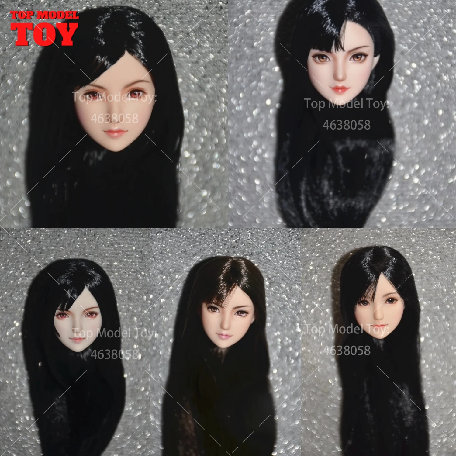 Модель головы бьюти-девушки 1/6 по индивидуальному заказу голова обитсу Tifa модель