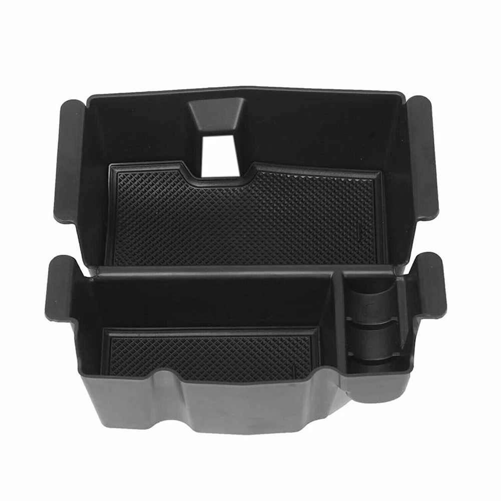 

Center Console Tray Storage Box Car Interior Accessories 1pc ABS Plastic Armrest Automotives Black Center Console