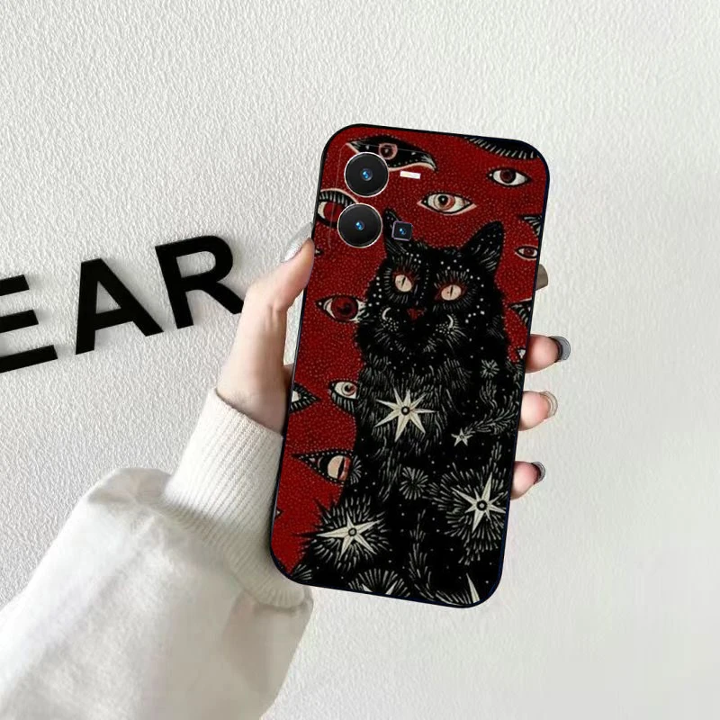 Страшные глаза для VIVO Y53S Y33S Y31 Y21 Y70 Y21S Y72 Y35 V27 V27E V23E V21 V23 Pro V21E V20 SE Shell