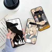 tokyo avengers japan anime phone case for samsung galaxy s8 s9 s10 plus s10 s20 lite ultra s20 fe soft tpu funda back cover