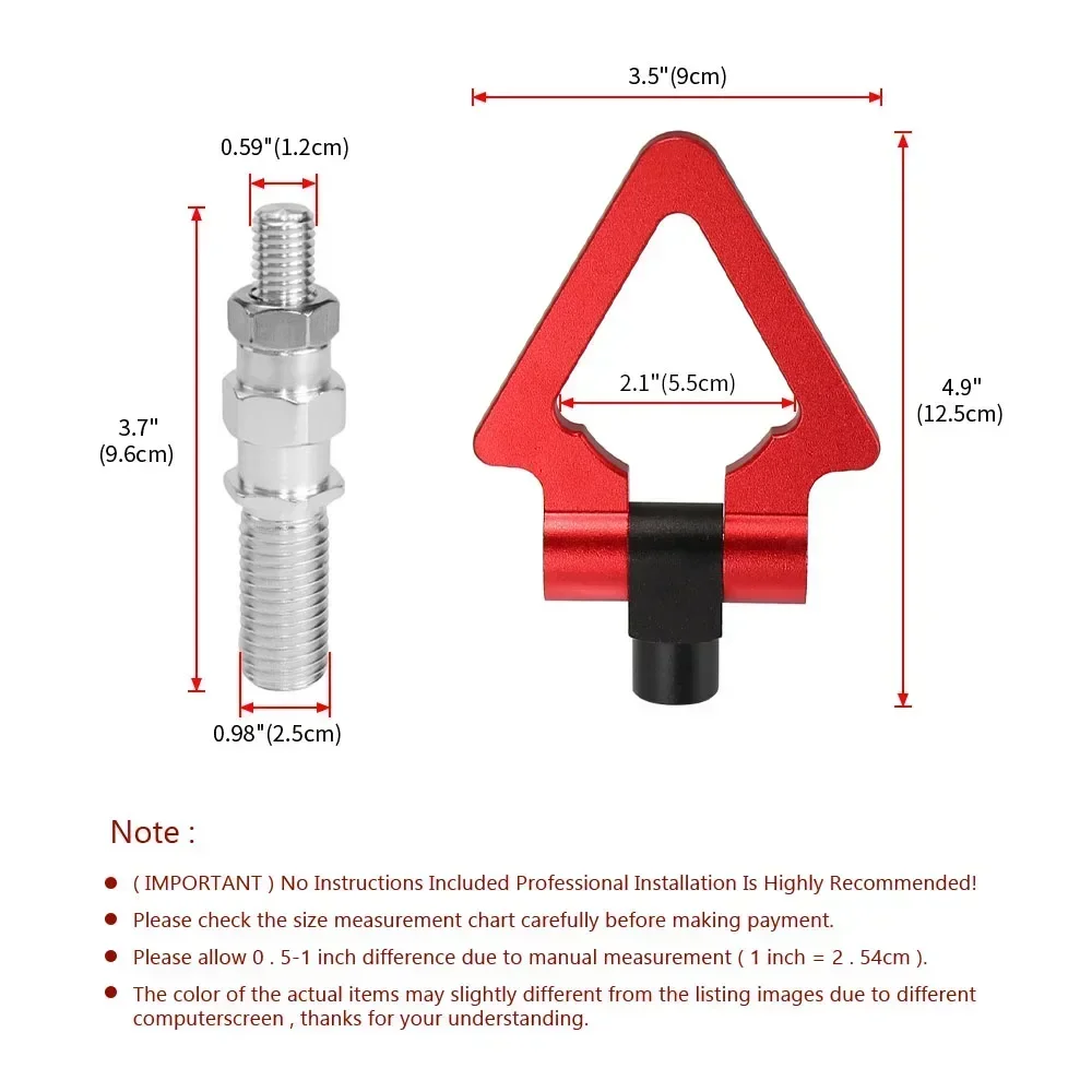 Для Honda Toyota Буксирные дуги Гоночный фаркоп Заготовка Алюминиевый передний и