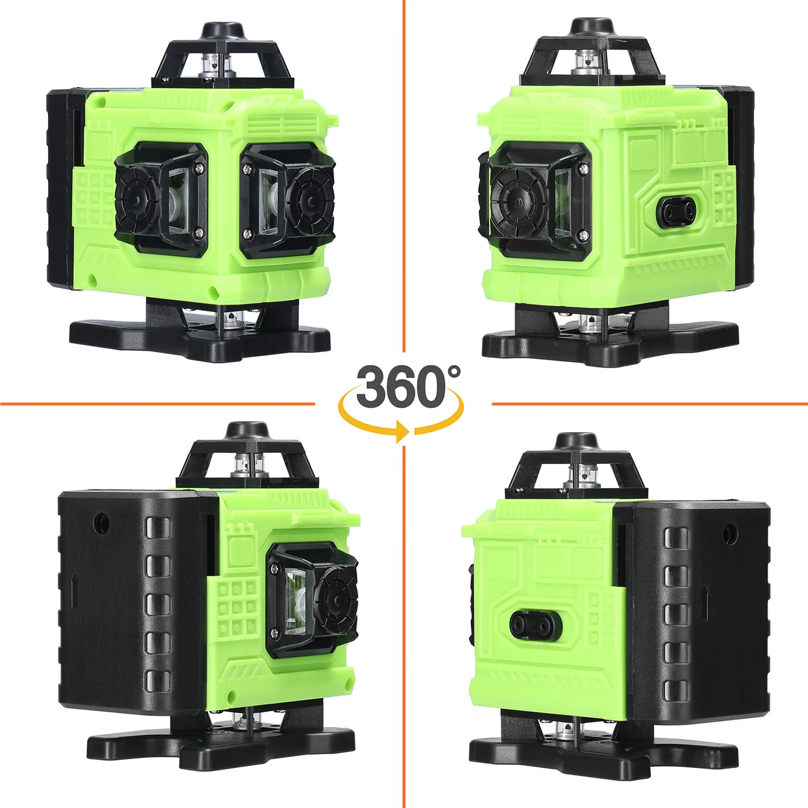 360 лазерный уровень 4D 16 линий 3 ° функция самонивелирования инструмент для