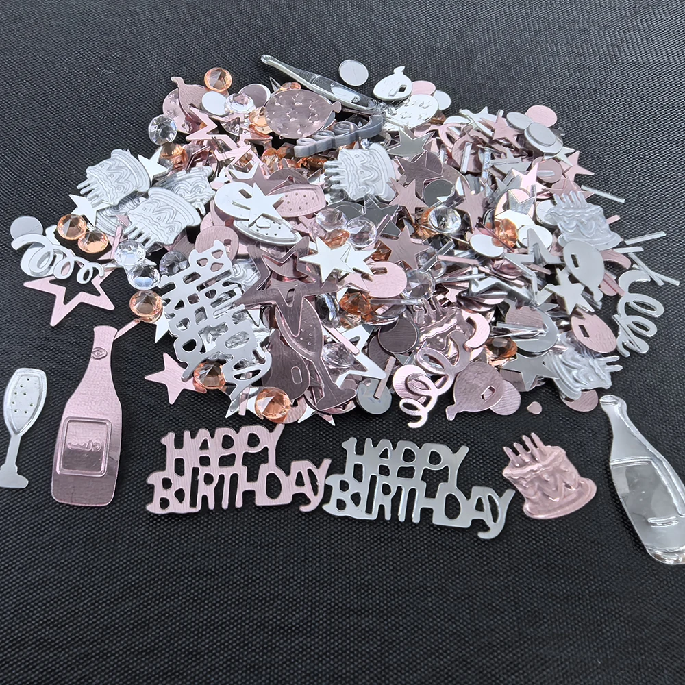 

Розовое золото конфетти для дня рождения