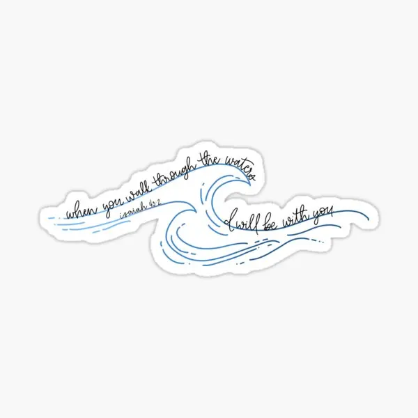 Исая 43 наклейки с 2 волнами 5 шт. наклейки на фон автомобиль ноутбук окно детские бутылки для воды наклейки художественный бампер для гостиной