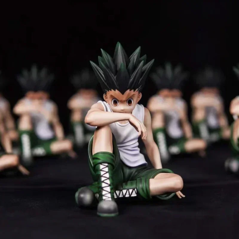 Фото [В НАЛИЧИИ] Hunter×Hunter Gon Killua Аниме Фигурка Лапша Стопор Модель Украшения GON·FREECSS Killua Zoldyck Фигурка Игрушка на заказ №4
