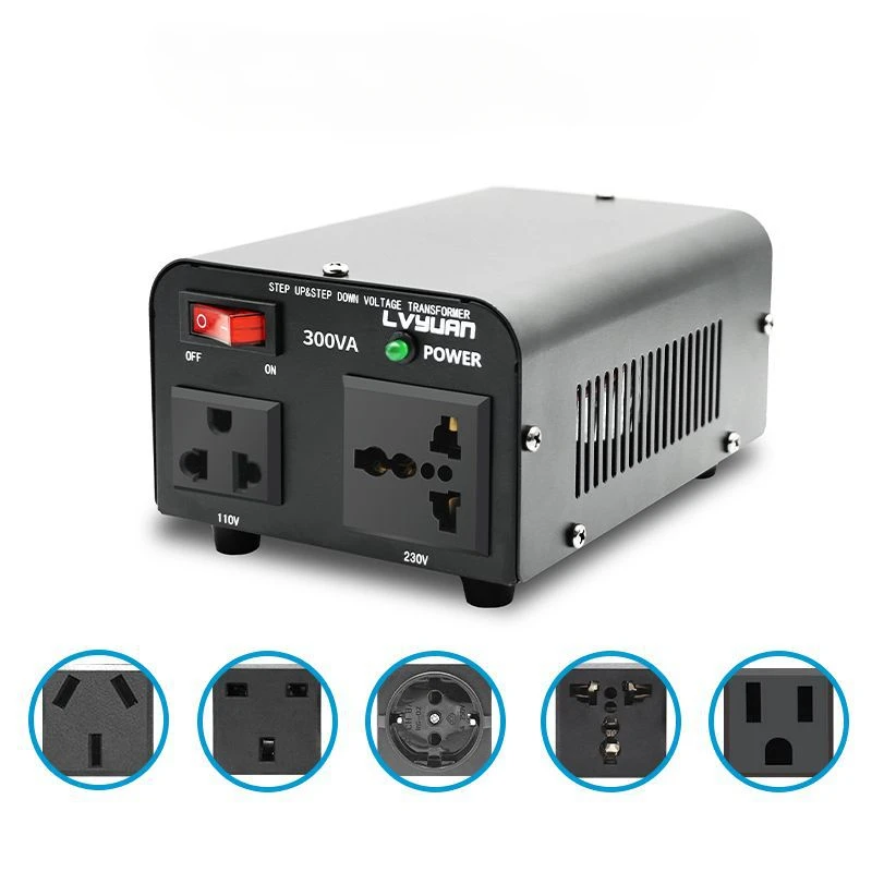 Трансформатор напряжения LVYUAN 300 Вт универсальная розетка США AC110V и 220V устройство