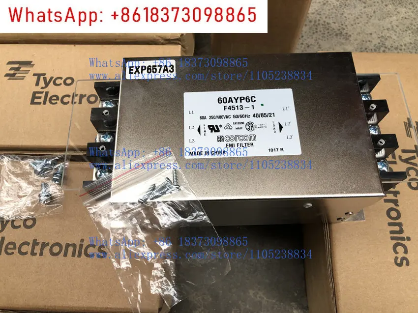 Фото 60AYP6C F4513 Новый трехфазный трехпроводной фильтр CORCOM №2