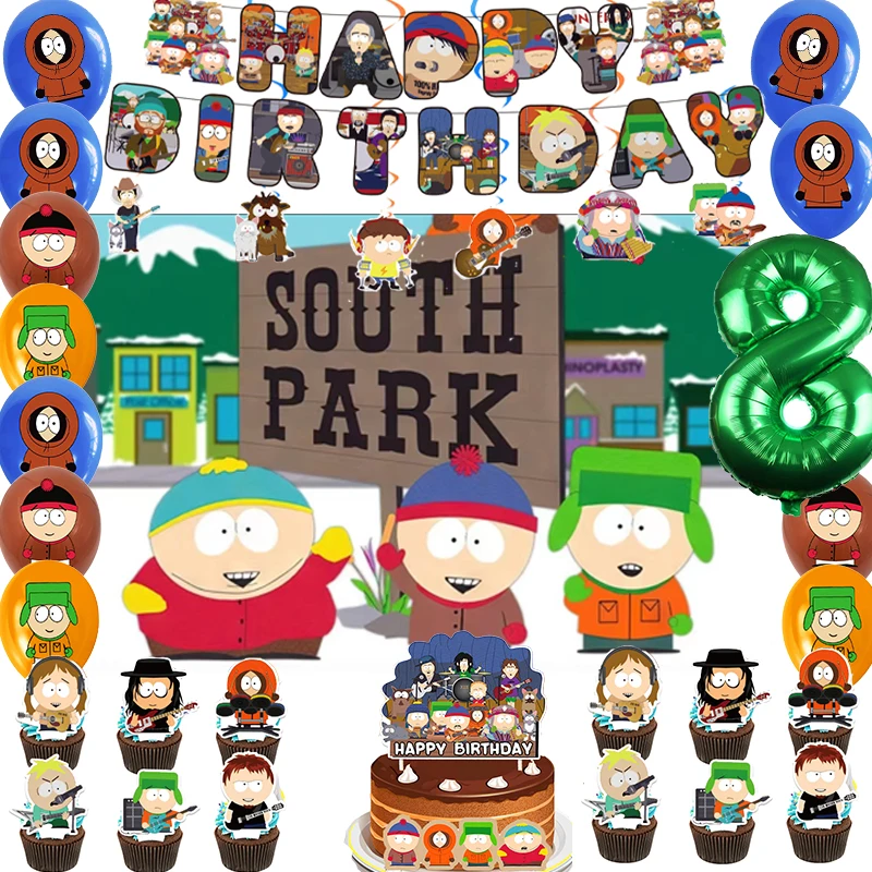 

Game Park Birthday Party Decoration Balloon Banner Backdrop Cake Topper Baby Birthday Party Supplies