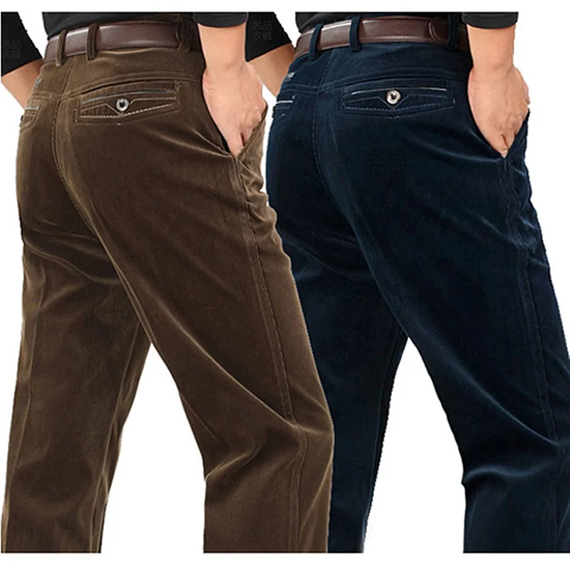 

Corduroy pants loose middle-aed joers middle-aed men dad installed in autumn and winter 2023 men's casual Trousers for men