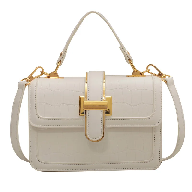 Luxury Women's Handbags Korean Version of the Fashionable and Versatile Crossbody Bag 2022 Solid Color Small Square Bag