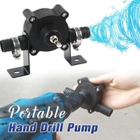 portable hand electric drill pump converter to diesel oil fluid water pump portable mini self priming liquid transfer pump tool