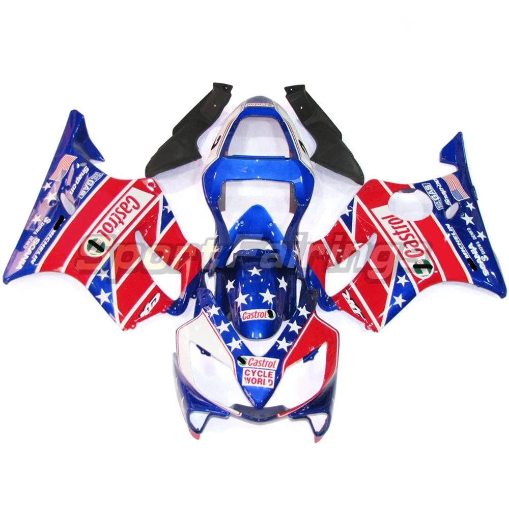 Комплект обтекателей для мотоцикла пластиковый корпус HONDA CBR 600 CBR600 CBR600F F4I 2001 2002 2003