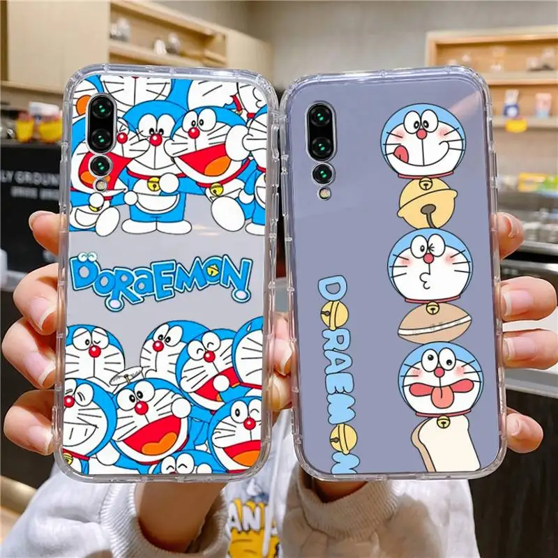 

Cartoon Doraemon Phone Case For Xiaomi 11 Redmi Note 11pro5G 8T 9A 9S 12S K30 10T Pro Ultra K40pro Transparent Case