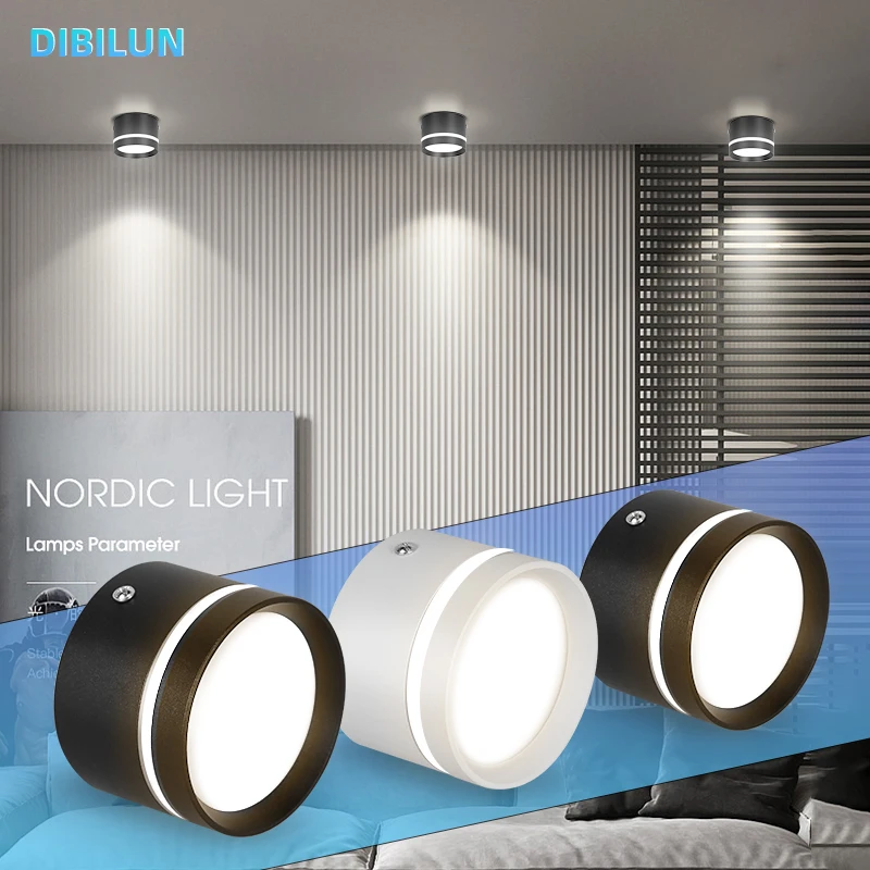 Потолочный Светодиодный Светильник 5/10/15 Вт Точечный Поверхностного Монтажа