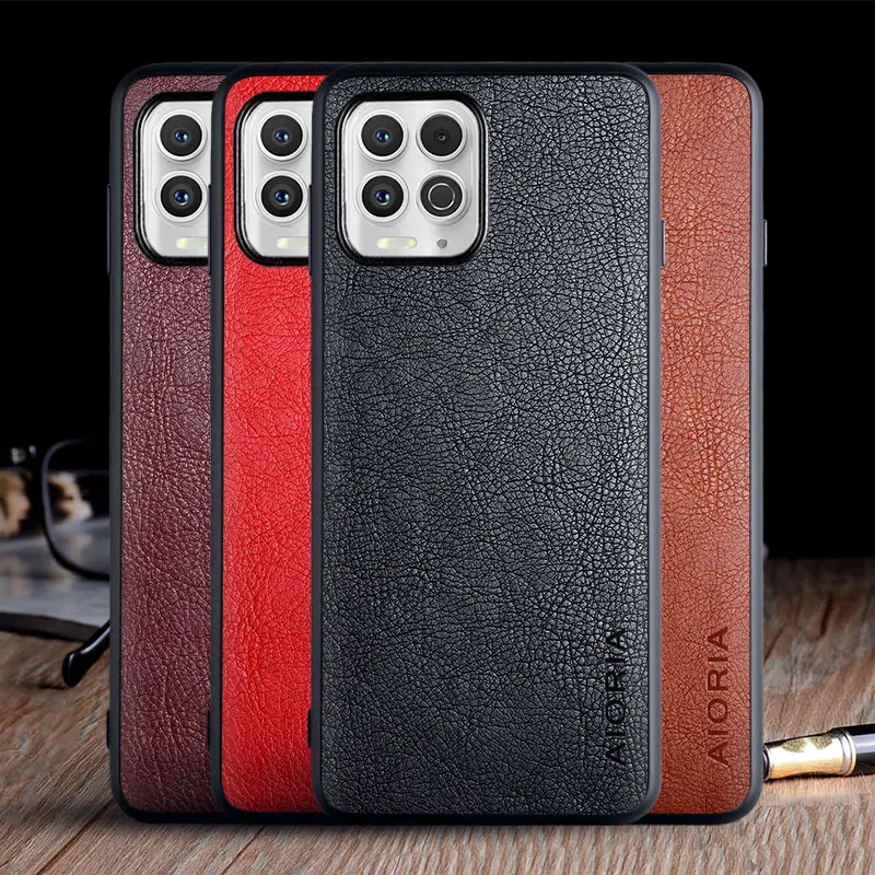 

Case for Motorola Edge S G100 5G coque luxury Vintage Leather skin capa Slot cover for Motorola Moto G100 Edge S case funda