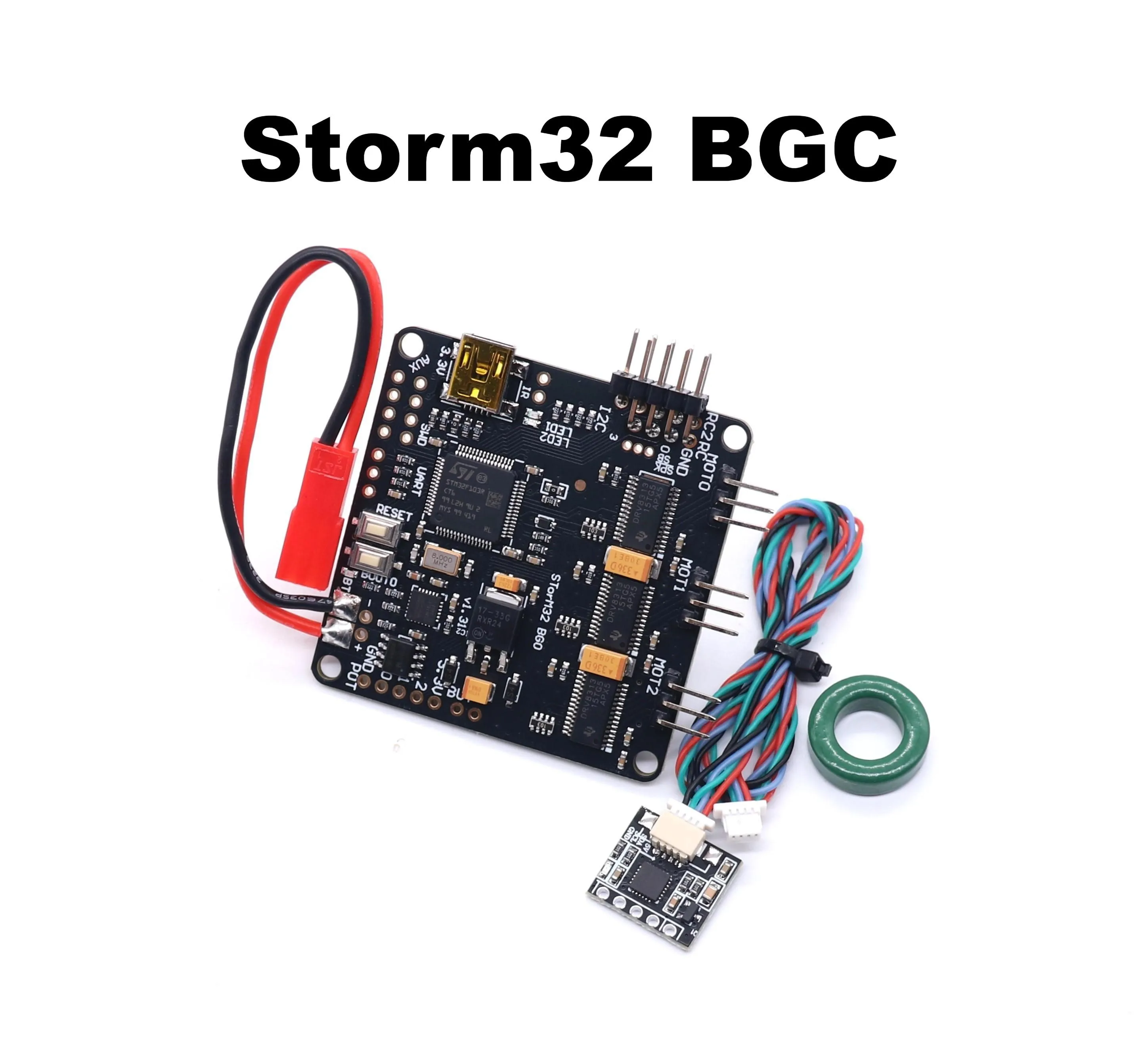 Rctosky Storm32 BGC 32-битный 3-осевой бесщеточный контроллер карданного подвеса V1.32 DRV8313