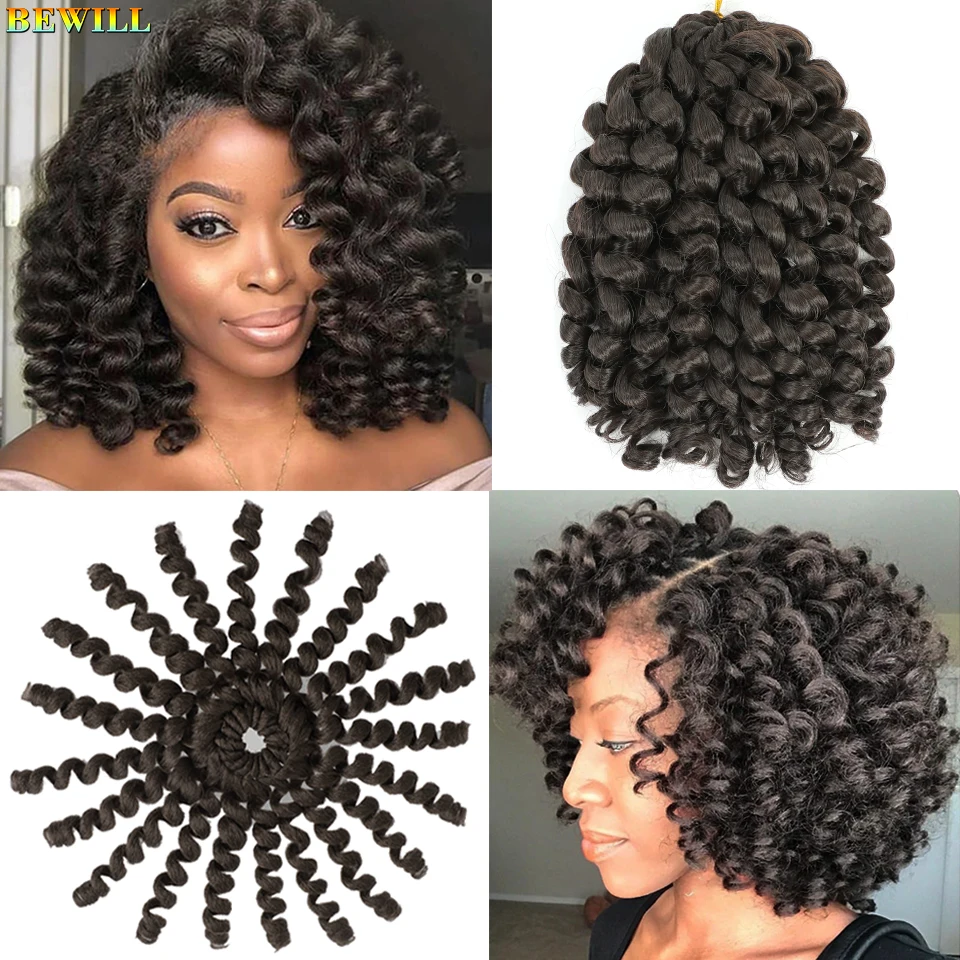 2 шт./упаковка синтетические волосы для вязания 8 дюймов