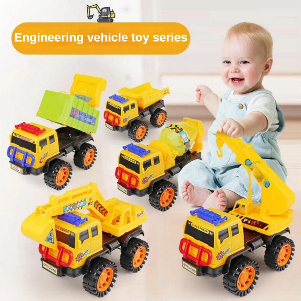 

Детский инженерный автомобиль, игрушечный пластиковый конструктор, экскаватор, самосвал, модели кранов, инерционная Тяговая машина, игрушки для мальчиков, подарок для детей