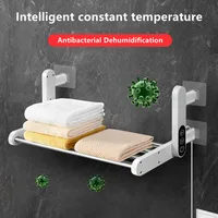 Echome Smart Electric Towel Rack Radiator Clothes Dryer Sterilizing Machine Folding Heated Towel Rail Shelf Bathroom Accessories