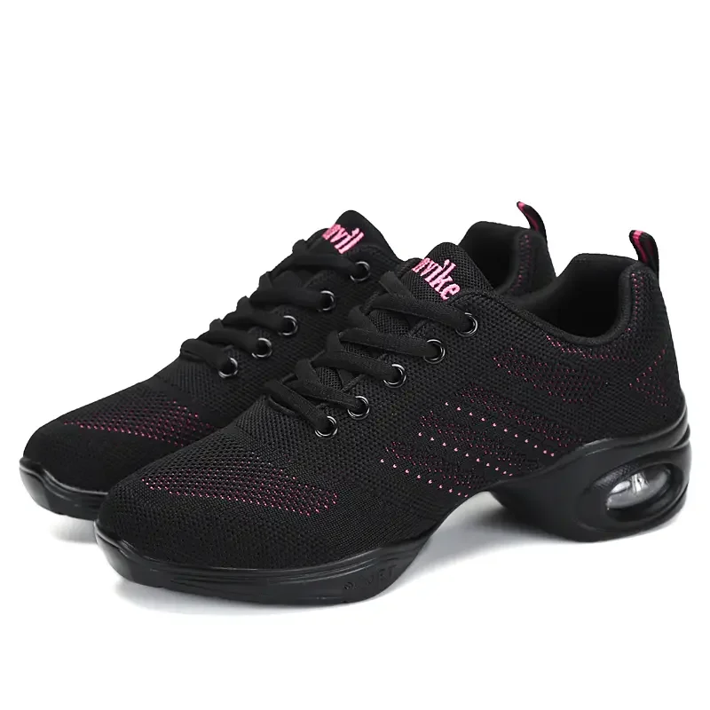 

Modern Jazz Dance Shoes for Women Breathable Sneakers Non-slip Lady Latin Sport Footwear Practice Training Comfortable Soft Sole