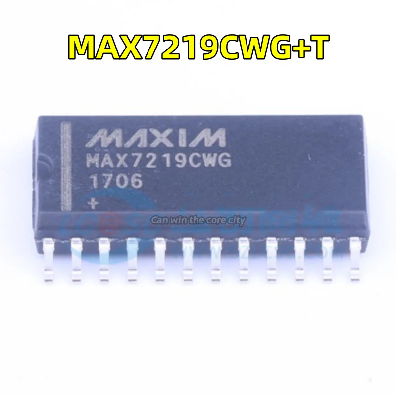 

5-100 PCS / LOT Brand New MAX7219CWG MAX7219CWG + TLED Display Drive Patch SOP-24 Spot