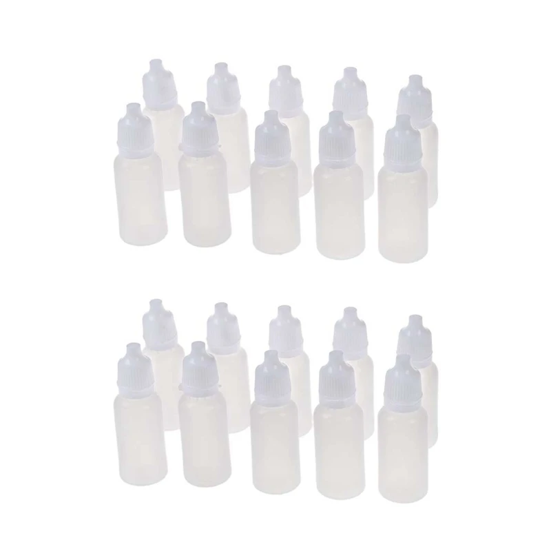 

20 Pcs Plastic Bottle Drop Bottle 15Ml